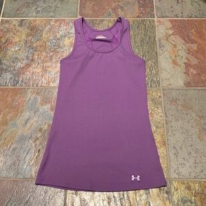 Purple UA Heatgear Tank Top